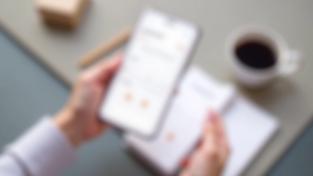 Mobile-App mit neumorphem Design